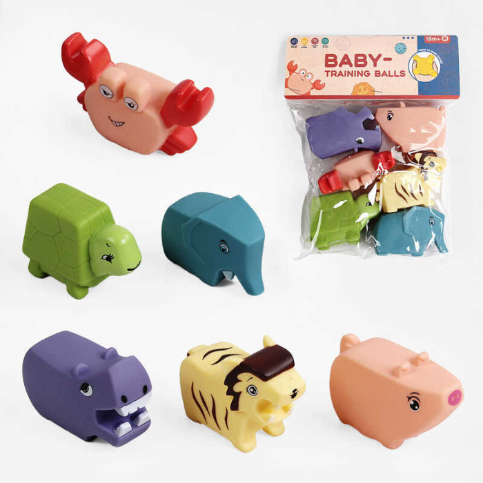 Пискавки 508-281 6 штук тваринки в пакеті