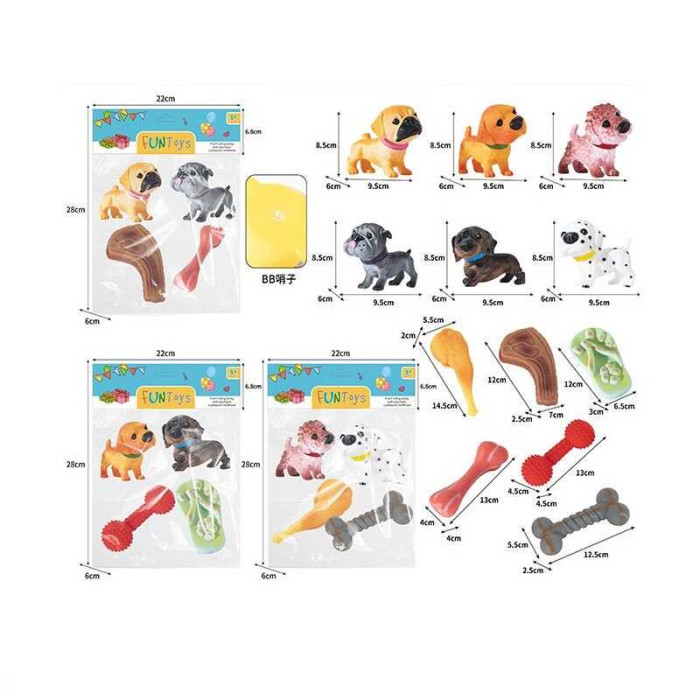 Набір пискавок YRB 04-3 Веселі Фігурки гумові в пакеті ТІЛЬКИ МІКС ВИДІВ