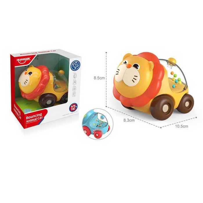 Машинка-брязкальце НЕ 8057 левеня