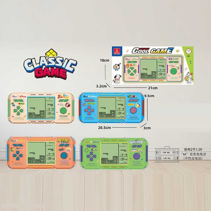 Тетрис HC 10250 режими класичні ігри звук на батарейках рівні складності ВИДАЄТЬСЯ МІКС ВИДІВ