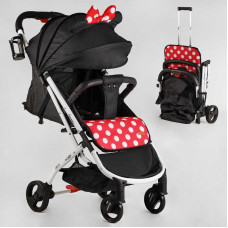 Візок прогулянковий дитячий JOY Elegans A-12295 рама алюмінієва футкавер підсклянник телескопічна ручка Joy