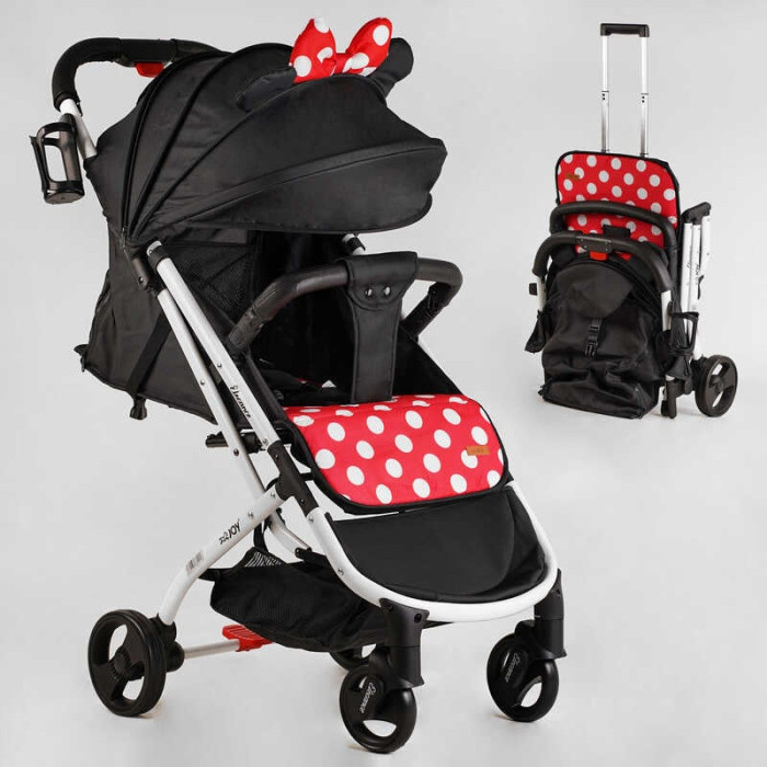Візок прогулянковий дитячий JOY Elegans A-12295 рама алюмінієва футкавер підсклянник телескопічна ручка Joy