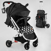 Візок прогулянковий дитячий JOY Elegans A-43081 рама алюмінієва футкавер підсклянник телескопічна ручка Joy