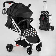 Візок прогулянковий дитячий JOY Elegans A-43081 рама алюмінієва футкавер підсклянник телескопічна ручка Joy