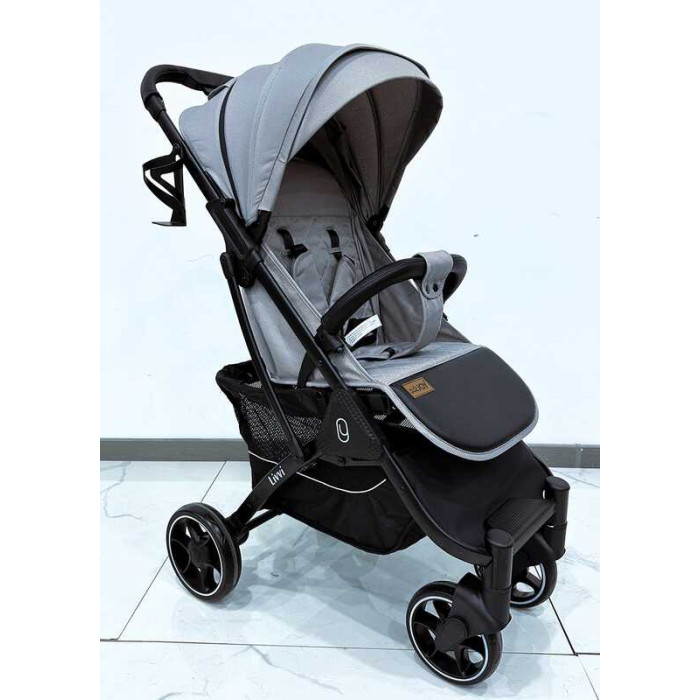 Візок прогулянковий дитячий JOY Livvi LV-09257 рама алюмінієва футкавер підсклянник телескопічна ручка