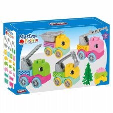 Конструктор Машинки 03-607 Pilsan Спецтехника 31 элемент 4 машинки Pilsan