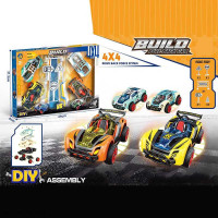 Машинки-конструктори 65269 2 машинки інерція 2 додаткових корпуси гумові шини інструменти