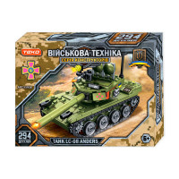 Конструктор “Военная техника” 55938 Teko 294 детали танк “LC-08 Anders” подвижные элементы Teko
