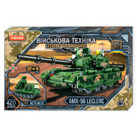 Конструктор "Военная техника" 18529 Teko 420 деталей 2 в 1 танк + РСЗО Teko