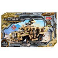 Конструктор “Військова техніка” 32921 Teko 424 деталі військовий автомобіль “HMMWV M1114” рухомі елементи Teko
