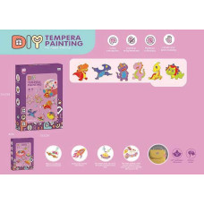 Набір творчості 338-1040 10411042 Tempera Painting 3 види 4 тюбика краски намистини ланцюжки фігурки