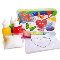 Набір для творчості Magic water Блискучі фігурки MV6031-05 Ludum (3 кольорові гелі ложка суха речовина) Ludum