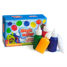 Набір для творчості Magic water MV6031-01 Ludum 4 кольорові гелі ложка пакетик сухої речовини в коробці Ludum