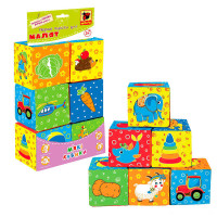 Набір MC090601-01 кубиків Мій маленький світ Масік 6 кубиків в пакеті Масік