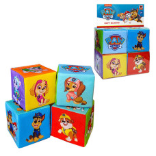 Набір кубиків MC 090501-09 Щенячий патруль Команда 4 шт Масік в пакеті Масік