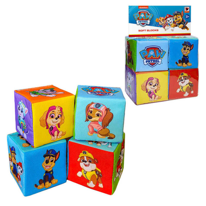 Набір кубиків MC 090501-09 Щенячий патруль Команда 4 шт Масік в пакеті Масік