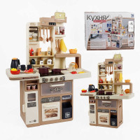 Кухня Гра зі смаком TK-49081 TK Group 75 елементів висота - 93 см світло звук мелодії пара помпова подача води аксесуари у коробці TK Group