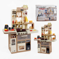 Кухня Гра зі смаком TK-49081 TK Group 75 елементів висота - 93 см світло звук мелодії пара помпова подача води аксесуари у коробці TK Group