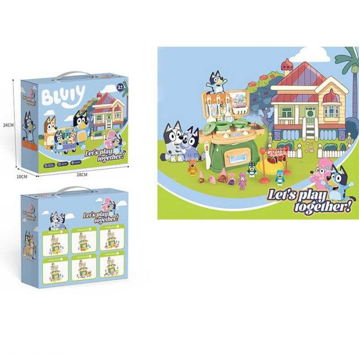 Кухня 228-12 E духова піч 23 см ? 13 см ? 20 см посуд плита каструля сковорідка ніж лопатка декоративна їжа герої