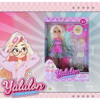 Лялька YL 611-12 висота: 24 см імітація скляних очей аксесуари взуття Yala baby