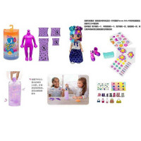 Лялька DK 153 15 см лялька-сюрприз аксесуари взуття наліпки у тубі