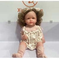 Лялька XBY 5541 висота 52 см гумова пляшечка памперс соска в коробці