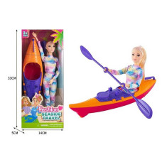 Лялька ST 55669-9 висота 30 см каяк з веслом