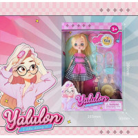 Лялька YL 611-6 висота: 24 см імітація скляних очей аксесуари взуття Yala baby