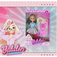 Кукла YL 611-7 высота: 24 см имитация стеклянных глаз аксессуары обувь Yala baby