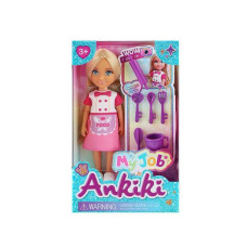 Лялька з аксесуарами 606021 висота ляльки - 13 см муляжі кухарського приладдя