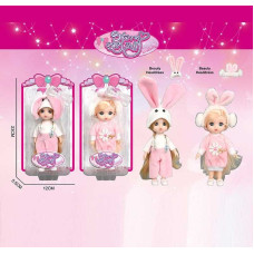 Лялька SK 099 D 2 види висота: 16 см імітація скляних очей шарнірні суглоби на листі