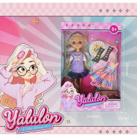 Лялька YL 611-9 висота: 24 см імітація скляних очей аксесуари взуття Yala baby