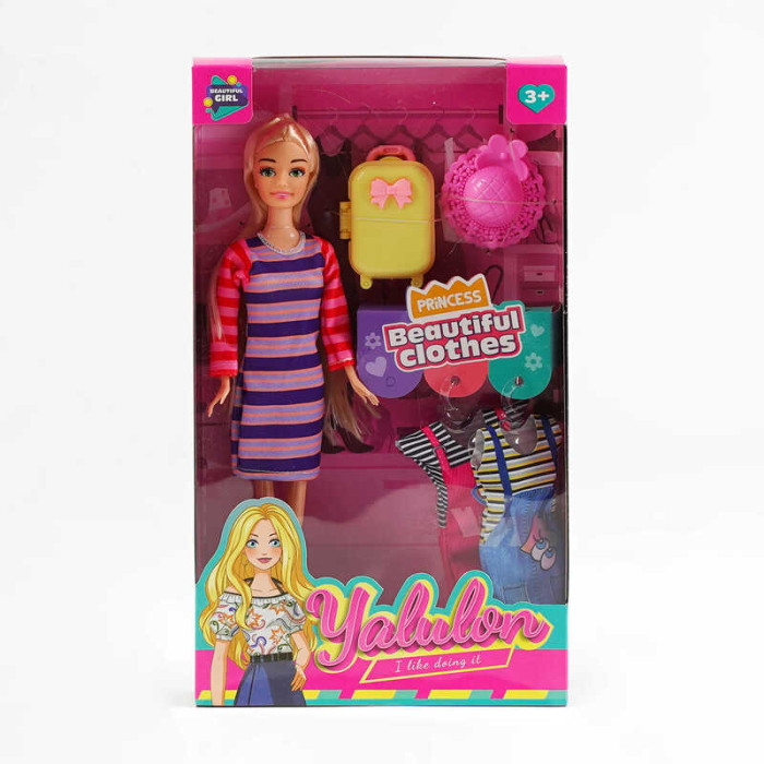 Кукла YL 820-5 платья аксессуары высота 30 см Yala baby