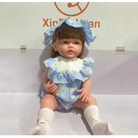 Лялька XBY 5536 высота 52 см резиновая бутылочка подгузник соска носки в коробке