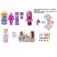 Лялька DK 151 15 см лялька-сюрприз аксесуари взуття наліпки у тубі