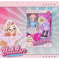Лялька YL 611-1 висота: 24 см імітація скляних очей аксесуари взуття Yala baby