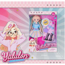 Кукла YL 611-1 высотой: 24 см имитация стеклянных глаз аксессуары обувь Yala baby