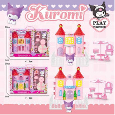 Замок JX 731 KE 2 види висота 24см герой трюмо 3 стільчики парасоля пуфик парканчик