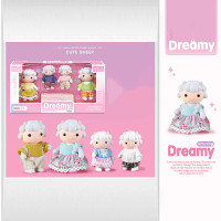 Флоксові тварини 6699 A 2 “Овечки” 4 штуки рухомі кінцівки в коробці ВИДАЄТЬСЯ ТІЛЬКИ МІКС ВИДІВ