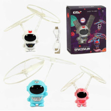 Літаюча іграшка JJ 060 010203 3 види підсвічування сенсорне керування вбудований акумулятор USB-кабель ВИДАЄТЬСЯ ТІЛЬКИ МІКС