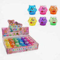 Лизун C 68859 ЦІНА ЗА 24 ШТУКИ В БЛОЦІ глітер