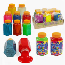 Лизун блискучий Мега об`єм 66816 ЦІНА ЗА 7 ШТУК У БЛОЦІ Пані Булька 200 мл ароматизований перламутр Пані Булька