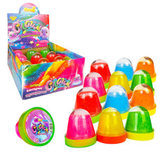 Перламутровий слайм конус 51041 Пані Булька ЦІНА ЗА 12 ШТУК В БЛОЦІ 100 г ароматизований 6 кольорів МІКС Пані Булька