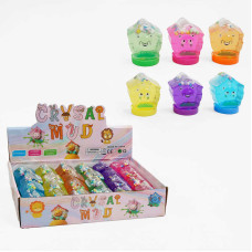 Лизун C 68856 ЦІНА ЗА 24 ШТУКИ В БЛОЦІ глітер