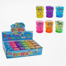 Лизун C 68860 ЦІНА ЗА 24 ШТУКИ В БЛОЦІ глітер пінопластові кульки