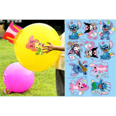 М`яч для фітнесу C 74683 герой діаметр 43 см висота з вушками - 50 см у пакет ВИДАЄТЬСЯ ТІЛЬКИ МІКС ВИДІВ