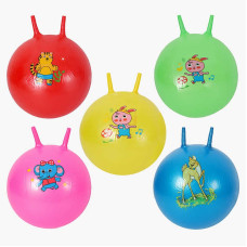 М`яч для фітнесу C 74520 діаметр 27 см висота з вушками - 40 см у пакеті ВИДАЄТЬСЯ МІКС