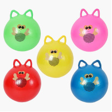 М`яч для фітнесу C 74521 діаметр 27 см висота з вушками - 35 см у пакеті ВИДАЄТЬСЯ МІКС