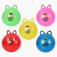 М`яч для фітнесу C 74522 діаметр 32 см висота з вушками - 40 см у пакеті ВИДАЄТЬСЯ МІКС