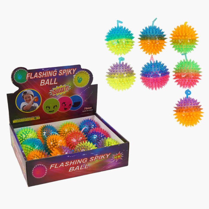 Мяч стрибун C 70420 ЦЕНА ЗА 12 ШТУК В БЛОКЕ подсветка пищалка